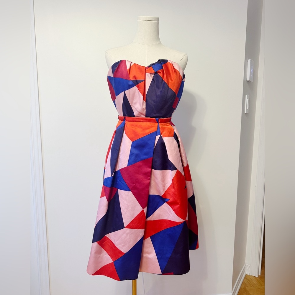 Marc Marc Jacob taboo silk blend womens flare dress size 4
